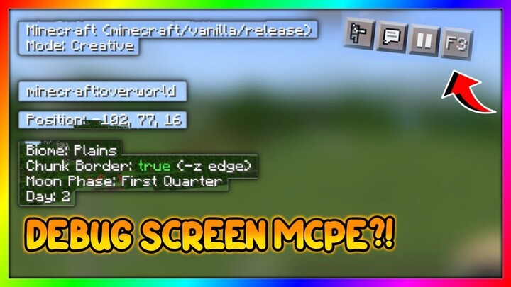 JADI MIRIP MCJAVA!! DEBUG SCREEN MCPE TERBARU DI VERSI 1.18 - TexturePack MCPE