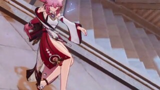 Yae-guyuji-sama rolled down the mountain!