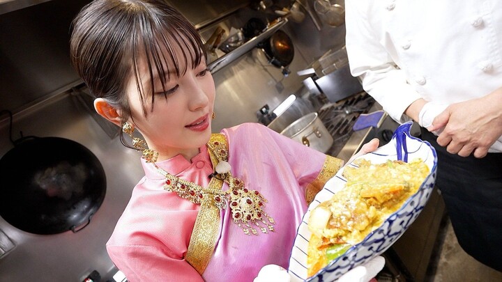 ฮามาเบะ มินามิ ทำปูผัดผงกระหรี่ ซับไทย