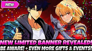 *BRAND NEW LIMITED BANNER REVEALED!* BE AWARE! + EVEN MORE NEW GIFTS & EVENTS! (Solo Leveling Arise