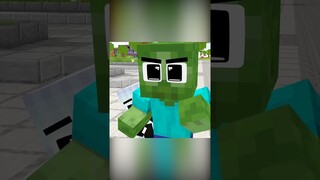 Brother Save Baby Wolf & Revenge on Herobrine Family - Monster School Minecraft Animation #shorts