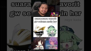 Suara favorit kalian di HSR?? 😂 #honkaistarrail #shorts #genshinimpact