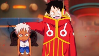 Luffy Meets His Clone Created by Vegapunk With the Power of the Sun God - One Piece