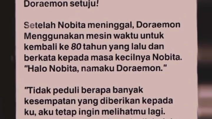 ngga mau Nobita meninggal nyesek tau🥺🥺🥺😭😭😭😭😭