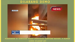 Kebakaran 4 Rumah Ludes