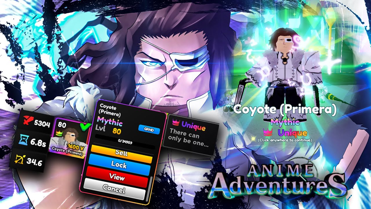 LOS LOBOS!) EVO Coyote Starrk Is The Strongest DPS! On Anime Adventures -  BiliBili