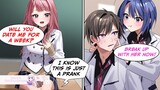 [Manga Dub] A pretty girl asked me out, but my step sister got angry... [RomCom]