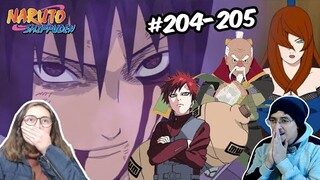 Sasuke vs Kages 🔥 Reaccion Shippuden Cap 204-205