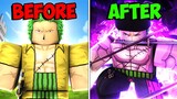Becoming Zoro and Obtaining 3 Sword Style In Haze Piece Roblox