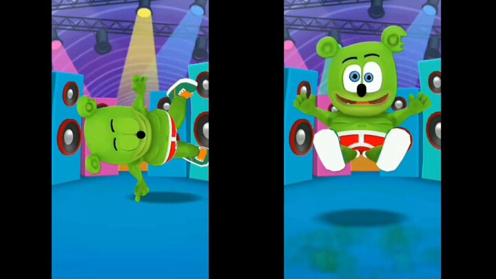 Reverse Talking Gummy Bear VS Talking Gummy Bear Battle!