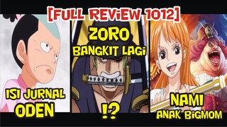 [FULL  REVIEW 1012] ISI JURNAL ODEN – ZORO BANGKIT LAGI – NAMI ANAK BIGMOM !?