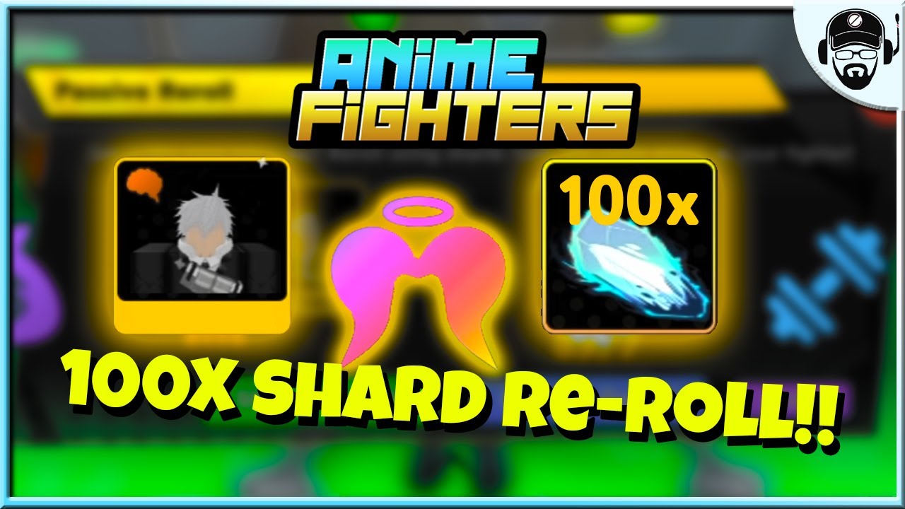 I Can't Believe This Happened! 100x Shards Passive Re-rolls! | Anime  Fighters Simulator | ROBLOX - BiliBili