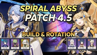 SPIRAL ABYSS 4.5! AYATO HYPERBLOOM & NAVIA BENLING | GENSHIN IMPACT