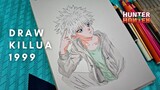 How to draw KILLUA step by step from Hunter x Hunter ✌️