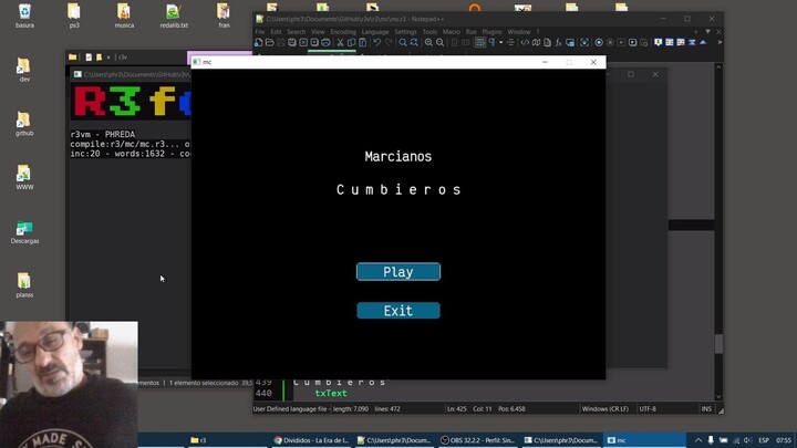 coding in r3forth - shooter 6