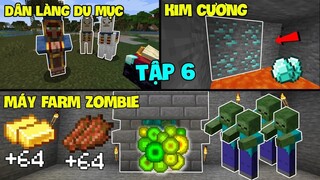 Minecraft Sinh Tồn 1.16.1 Tập 6:Máy Farm Zombie Và Kim Cương!!