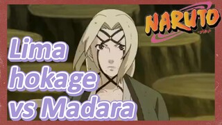 Lima hokage vs Madara