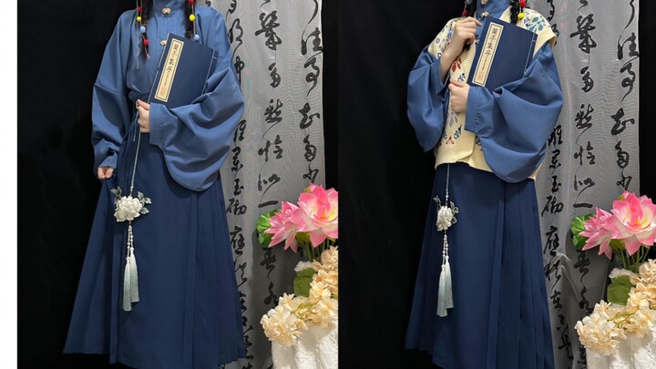 153cm | 这套汉元素真的很有书香气耶