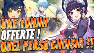 Un 4 étoile offert ? Quel est le meilleur à choisir ! Yunjin, Xingqiu & Xiangling! Genshin Impact FR