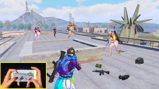 iPhone 8 Plus Pubg HANDCAM🔥 4 FINGER + Full GYRO | BEST GIRL PLAYER #16