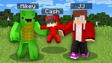 JJ and Mikey Adopted Cash and Nico in Minecraft Challenge Pranks - Maizen