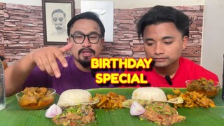 BIRTHDAY SPECIAL |CHICKEN CURRY WITH YONGCHAK EATING CHALLENGE| CHICKEN CURRY MUKBANG