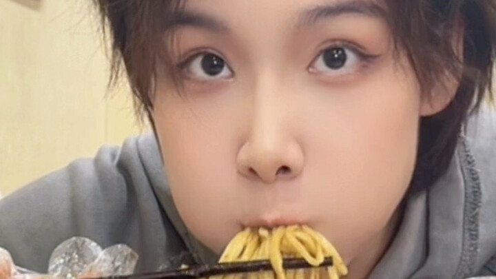 Is there… (chewing, chewing, chewing) something going on…?
