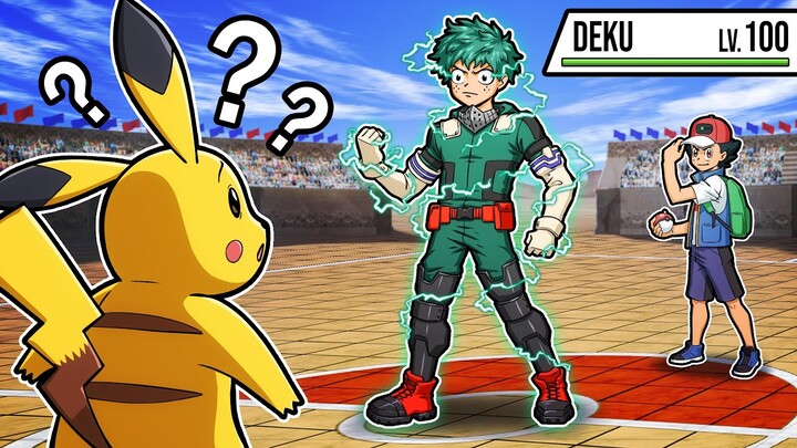 I used Anime Characters in a Pokemon Battle!