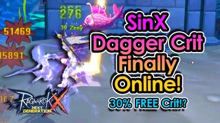 [ROX] Assassin Cross SOLVED My Dagger Crit Problem! Progress Update | King Spade