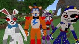 Five Nights at Freddy's Security Breach Addon in Minecraft PE