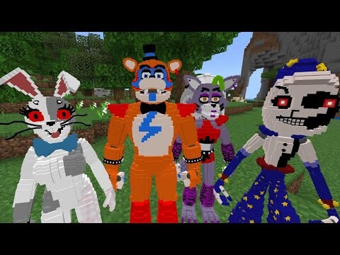 Five Nights at Freddy's Security Breach Addon in Minecraft PE