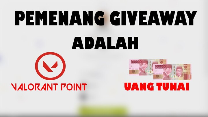 Pemenang Giveaway adalah ....