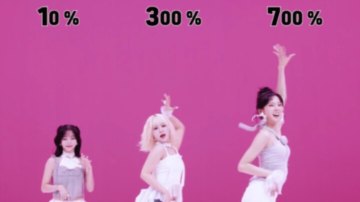 Dance speed-up challenge! [Kep1er] The choreography speed-up challenge for their new track “Shooting
