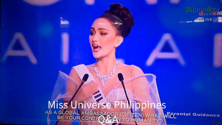 Miss Philippines Universe TOP 5 Q&A 2025