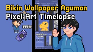 Bikin Wallpaper Agumon dari Anime Digimon!