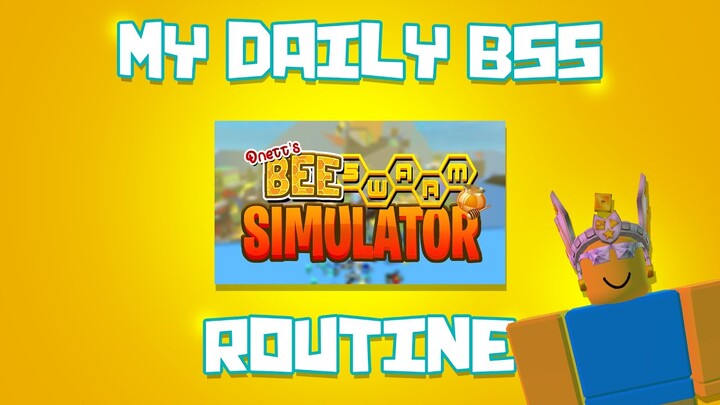 My Daily Bee Swarm Simulator Routine! (Roblox - Bee Swarm Simulator)