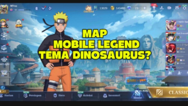 MAP MOBILE LEGEND TEMA DINOSAURUS???