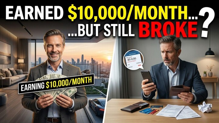 The Trap of Earning $10,000 a Month (Why High Earners Are Broke)