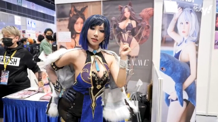 Genshin Impact cosplayer at the Asian Anime Festival