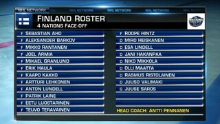 Finland roster unveiled for 4 Nations Face-off 🇫🇮