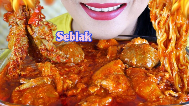 ASMR SEBLAK PEDAS NYEMEK TOPPING  12 MACAM  | EATING SOUNDS