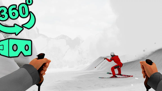 ⛷️Alpine Skiing VR - วิดีโอ 360°