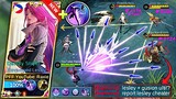 SAVAGE!? NEW REVAMP LESLEY + GUSION'S ULTIMATE = (LESLEY THROWING DAGGERS!?) - HYPER BLEND MODE MLBB