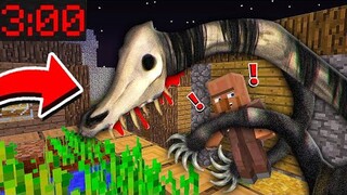 ถ้าเกิด!! มายคราฟมีผี "ม้าคอยาวไม่มีที่สิ้นสุด" โคตรน่ากลัว... 💀 EP.1 (Minecraft Long Horse)