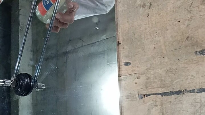 how cut glass mirror