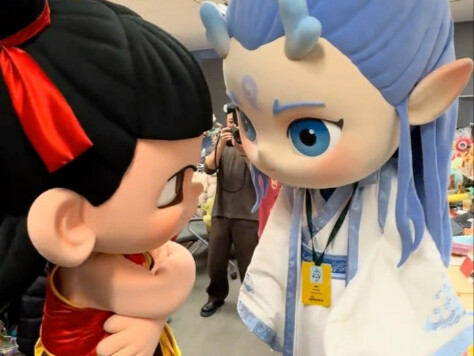 “Ao Bing stays silent, just doting on Nezha nonstop—officially forcing me to ship them so hard, ahhh