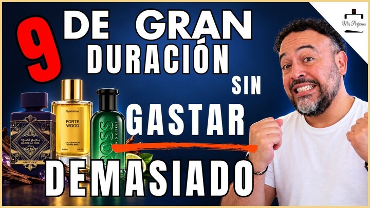 😱 9 Perfumes ECONÓMICOS con una DURACIÓN BRUTAL | ¿Valen la pena?