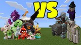 Angry Birds vs Minecraft