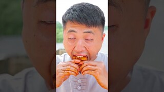 mukbang | pork belly | food | chinese cuisine | chinese food | funny video | Songsong and Ermao