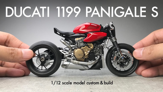 【kota scale model】田宫 1/12 杜卡迪Ducati 1199 Panigale S 摩托车模型制作